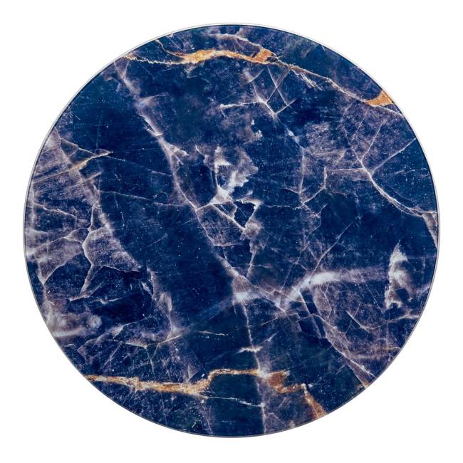 Набор кофейных столиков Tango темно-синий с чёрными ножками, 2шт Набор кофейных столиков Tango темно-синий с чёрными ножками, 2шт