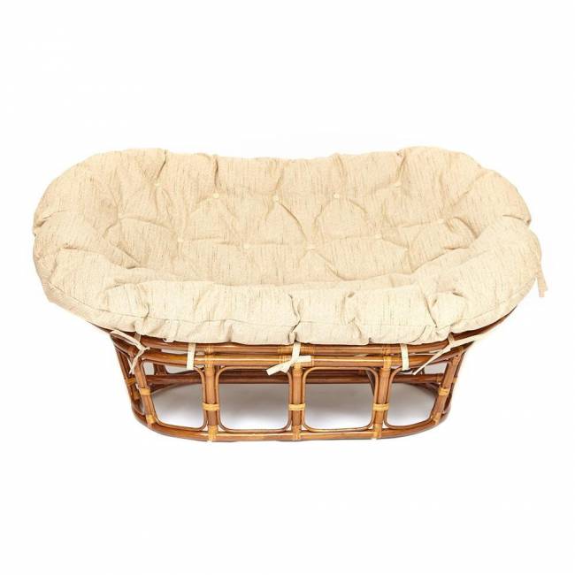 Диван MAMASAN/МАМАСАН 23/02 W /с подушкой/ подушка 182х119 см, 169х102х80 см, Pecan (орех), ткань, Старт Pecan (орех)