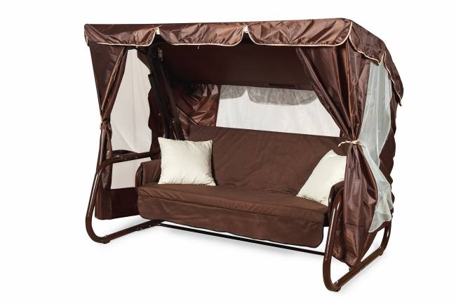 Садовые качели ТОРНАДО PREMIUM шоколад