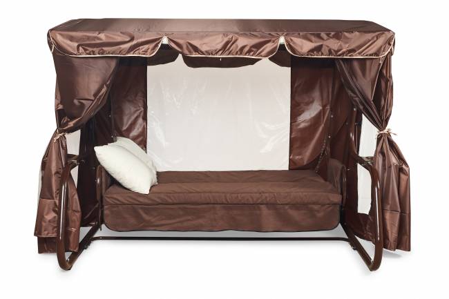 Садовые качели ТОРНАДО PREMIUM шоколад