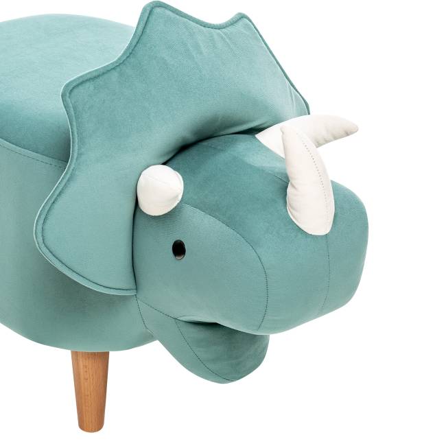 Пуф Leset Dino COMBI V43 зелёный, компаньон V01 белый Бук Пуф Leset Dino COMBI V43 зелёный, компаньон V01 белый Бук