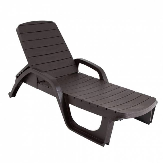 Лежак Прованс, коричневый