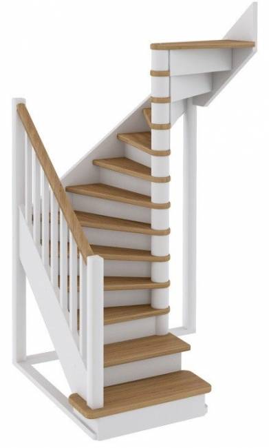 Деревянная лестница ЛС-05м под покраску