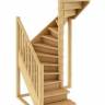 Деревянная лестница ЛС-05м под покраску