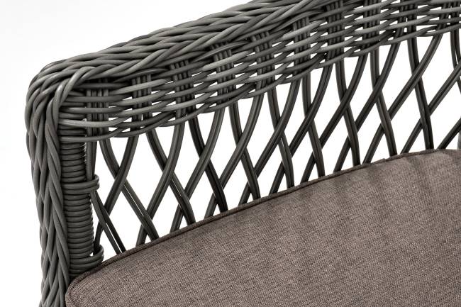 "Сицилия" плетеный стул из искусственного ротанга, цвет графит "Сицилия" плетеный стул из искусственного ротанга, цвет графит