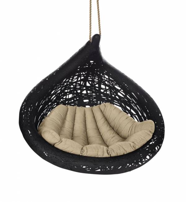 Подвесное кресло-кокон "Bios Lucid", Черное Подвесное кресло-кокон "Bios Lucid", Черное