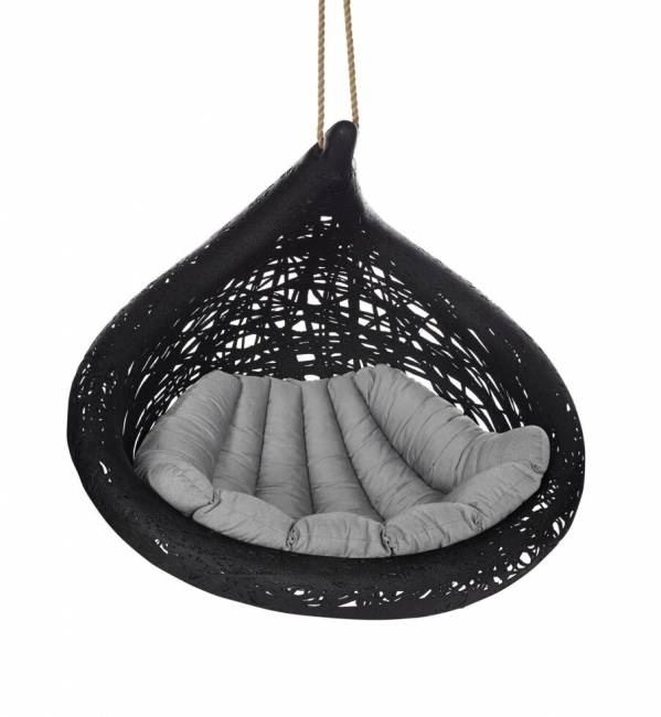 Подвесное кресло-кокон "Bios Lucid", Черное Подвесное кресло-кокон "Bios Lucid", Черное