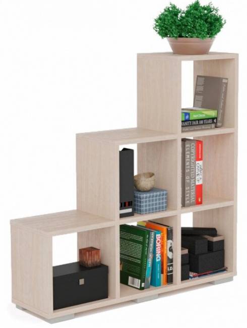 Стеллаж Стильный 108 С-1 шимо светлый