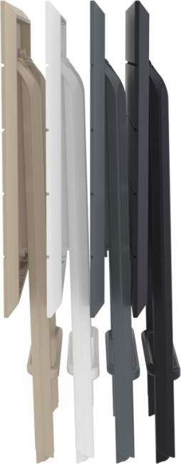 Стол пластиковый складной Helen Folding Table 60 оливковый 600х600х740 мм