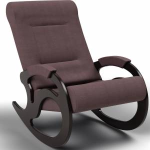 Кресло-качалка Вилла, ткань кофе с молоком