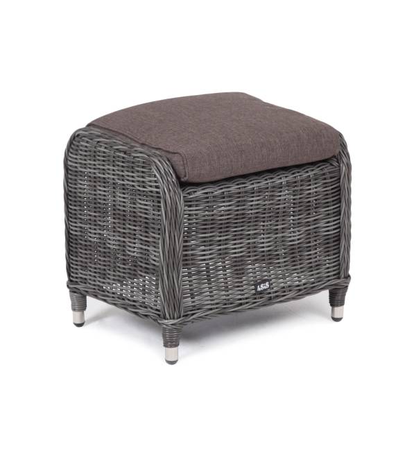 "Толедо" пуф плетеный, цвет графит