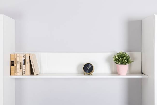 Стенка в гостиную Валенсия № 80 цвет белый шагрень