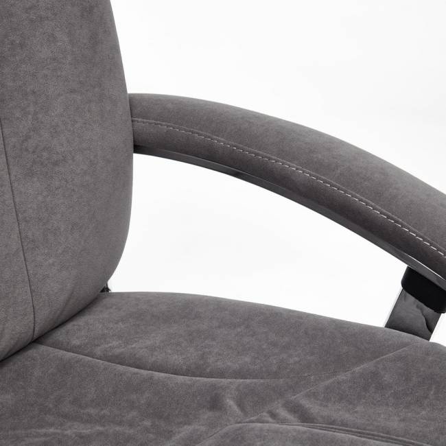 Кресло SOFTY LUX  флок , серый, 29 серый флок