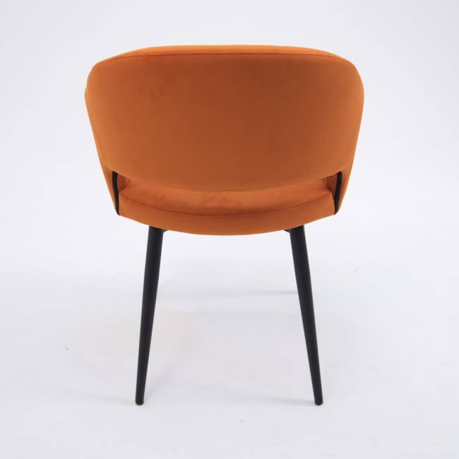 Стул Пичч чёрный / оранжевый