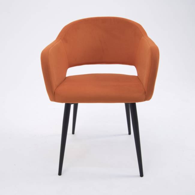 Стул Пичч чёрный / оранжевый