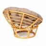 Кресло PAPASAN/ПАПАСАН 23/01 W  /с подушкой/ 115х101х104 см, Honey (мед), экошерсть Коричневый, 1811-5 Honey (мед)