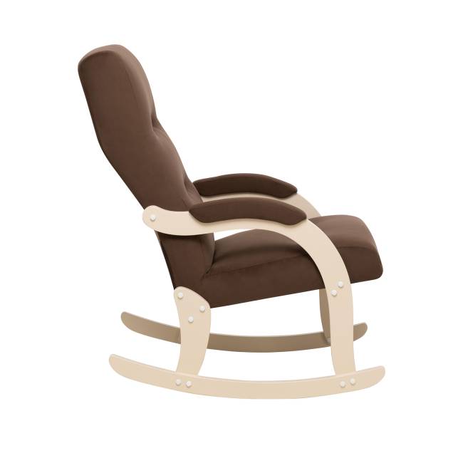 Кресло-качалка Leset Дэми Слоновая кость V23 молочный шоколад Кресло-качалка Leset Дэми Слоновая кость V23 молочный шоколад