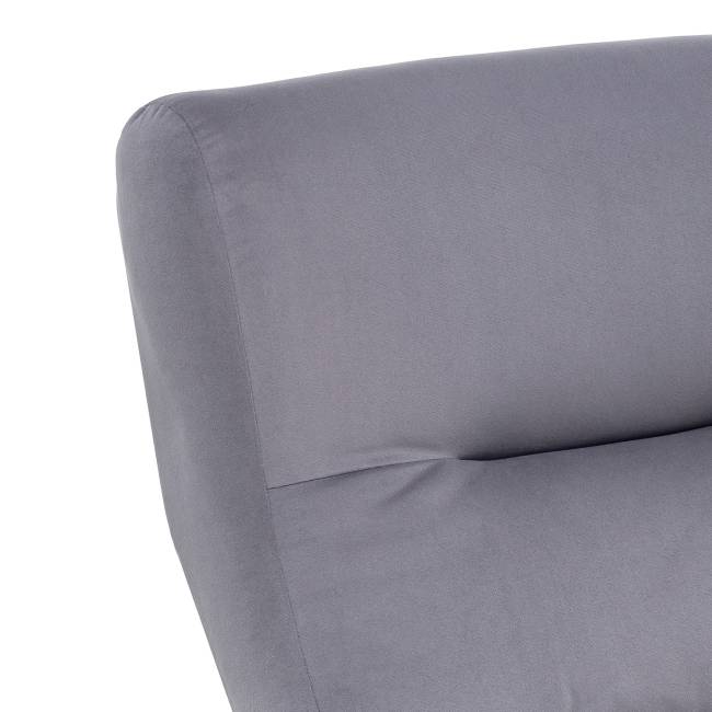 Кресло-качалка Leset Дэми Слоновая кость V32 серый Кресло-качалка Leset Дэми Слоновая кость V32 серый